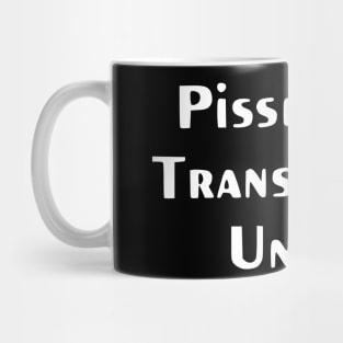 Pissed Off Transsexuals United Pin (Mimeographic History) Mug